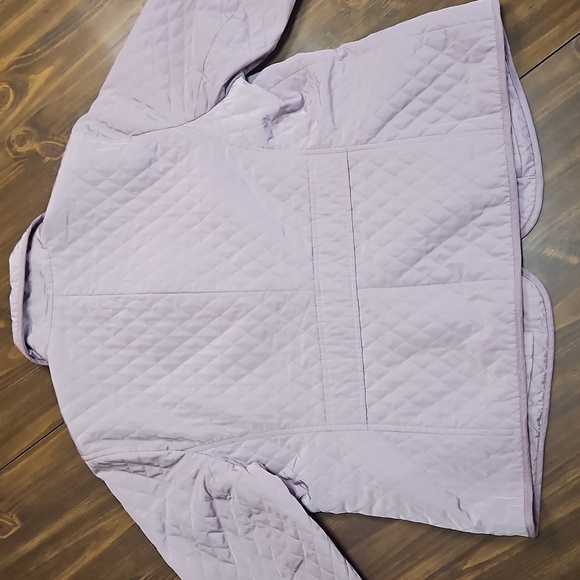 Talbots Lavender Quilted Puffer Jacket - Picture 3 of 8